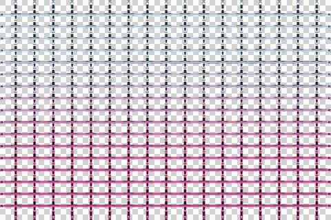 Geometric 3 D pattern with interlocking hexagons in gradient colors from purple 库存插图