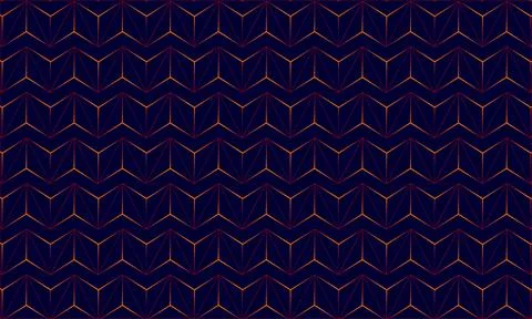 Geometric 3D patern with glowing lines Stock Illustration