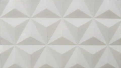Geometric 3D Textured White Surface Background Pattern. Stock Photos