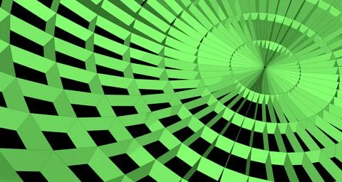 Geometric abstract 3D render Stock Illustration