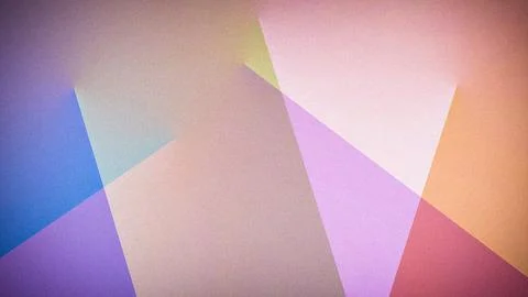 A geometric abstract 4K design featuring soft transitions of blue, purple, .. Stock-Illustration