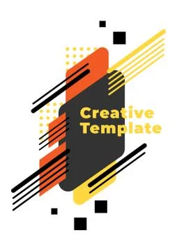 Geometric abstract arrow background with copy space. Flat and clean style. Stock Illustration