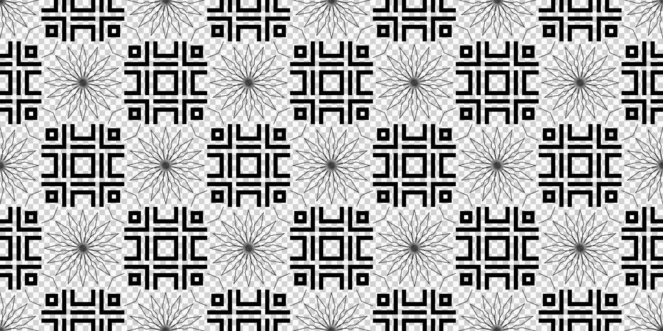 Geometric Abstract Art Deco Style Pattern Background Stock Illustration