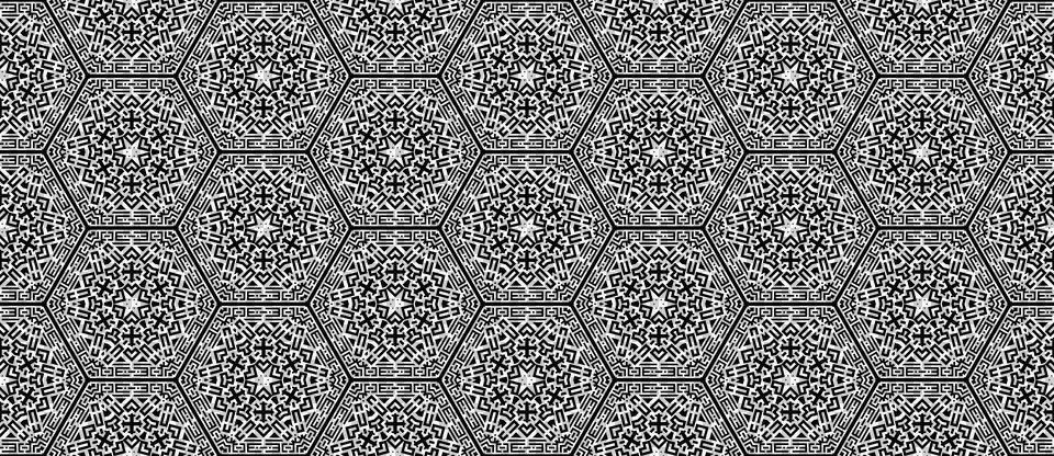 Geometric Abstract Art Deco Style Pattern Background Stockillustratie
