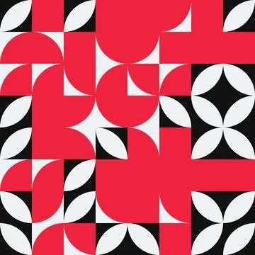 Geometric abstract art design featuring modern graphic shapes and vibrant c.. Stock Illustration