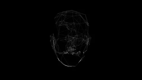 Geometric Abstract Art with Dynamic Black Background and Polygonal Shapes Stock Footage 341374345