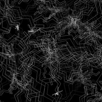 Geometric abstract art. Edgy, angular rough texture. Monochrome, black and wh 스톡 일러스트