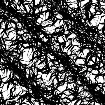 Geometric abstract art. Edgy, angular rough texture. Monochrome, black and wh 스톡 일러스트