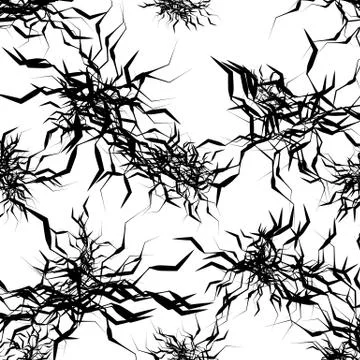 Geometric abstract art. Edgy, angular rough texture. Monochrome, black and wh 스톡 일러스트