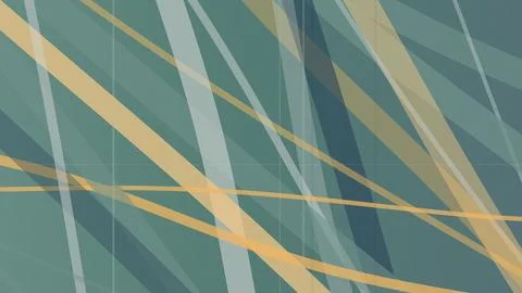 Geometric abstract backdrop with layered diagonal stripes in teal, blue, an.. Stock Illustration
