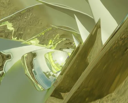 Geometric, abstract background. 3d - rendering. Stock illustration. Stock Illustration