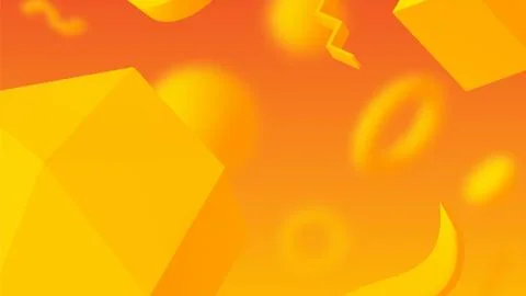 Geometric abstract background. 3D shapes composition. Vector Illustrazione stock