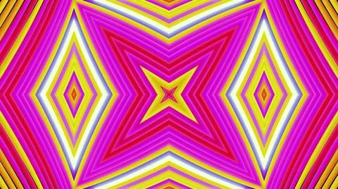 Geometric abstract background. Abstract symmetrical composition, multicolored 3d Ilustración de archivo