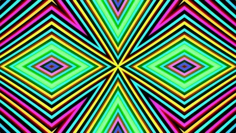 Geometric abstract background. Abstract symmetrical composition, multicolored 3d イラスト素材