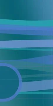 Geometric abstract background in blue and teal with soft grid lines and lay.. Illustrazione stock
