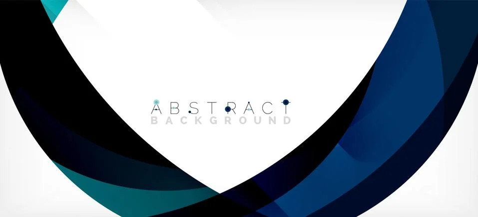 Geometric abstract background. Circle created with overlapping color shapes イラスト素材