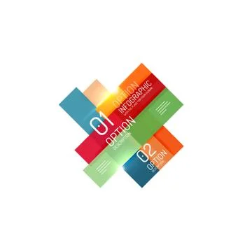 Geometric abstract background, colorful elements Illustrazione stock