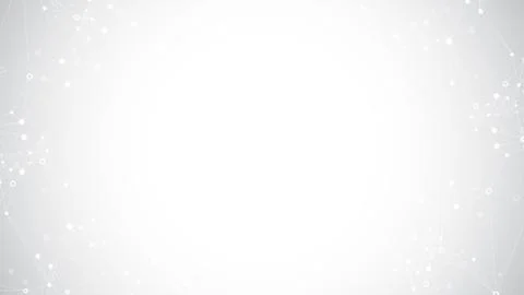 Geometric abstract background with connected lines and dots. Connectivity flow Illustrazione stock