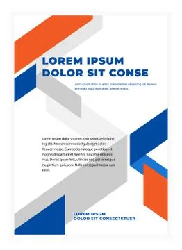 Geometric abstract background with copy space Stock Illustration