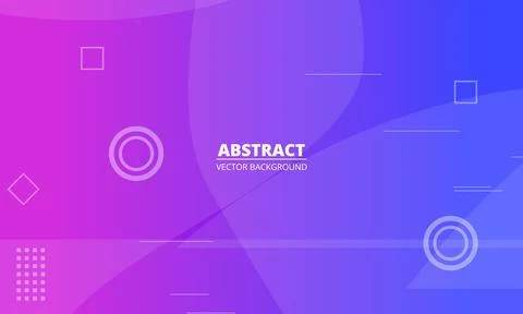 Geometric abstract background design with pink and blue color gradient. Stock Illustration