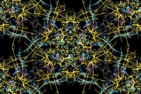 Geometric abstract background. Digital art. Stock Illustration