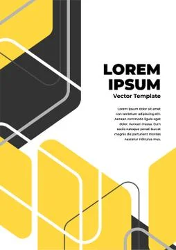Geometric abstract background. Dynamic shapes composition with copy space. Stock Illustration
