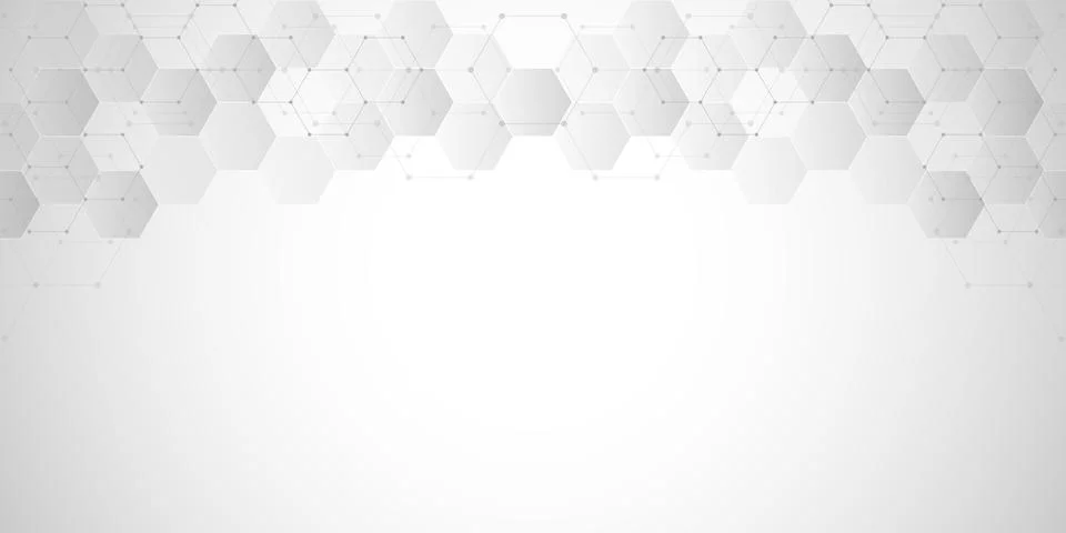 Geometric abstract background with hexagons elements. Medical background texture 스톡 일러스트