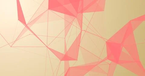 Geometric Abstract Background. Hi Tech Digital polygonal illustration. Stock Illustration