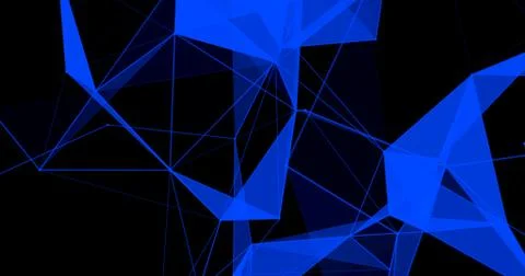 Geometric Abstract Background. Hi Tech Digital polygonal illustration. Stock-Illustration