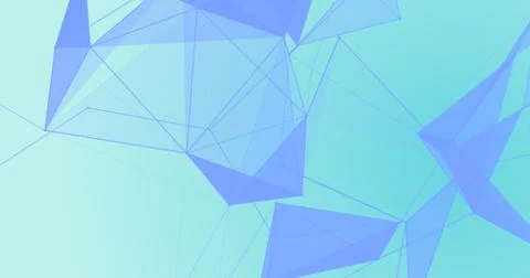 Geometric Abstract Background. Hi Tech Digital polygonal illustration. Stock-Illustration