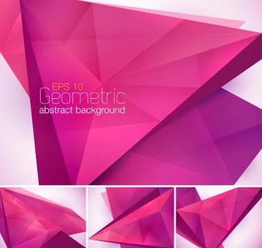 Geometric abstract background Stock Illustration