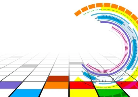 Geometric Abstract Background Stock Illustration