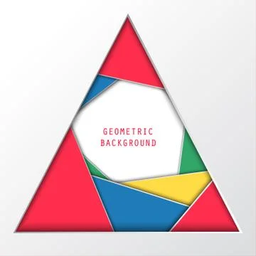 Geometric abstract Background Stock Illustration