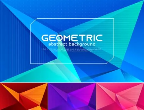 Geometric abstract background Stock Illustration