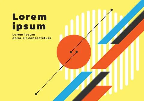 Geometric abstract background Stock Illustration