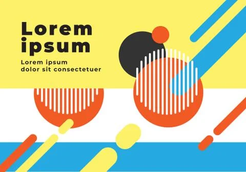 Geometric abstract background Stock Illustration