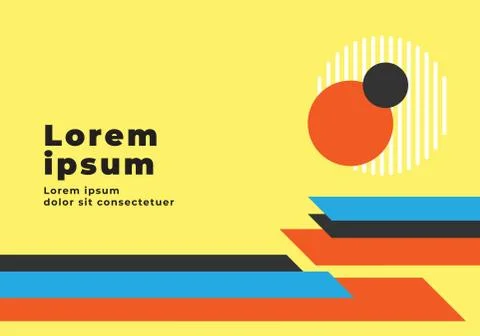 Geometric abstract background Stock Illustration