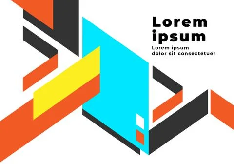 Geometric abstract background Stock Illustration