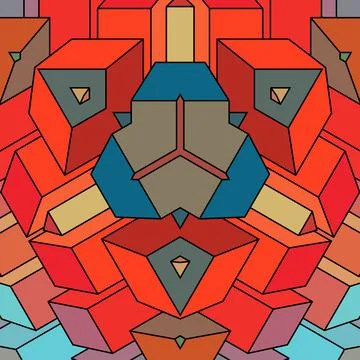 Geometric abstract background. Stock Illustration