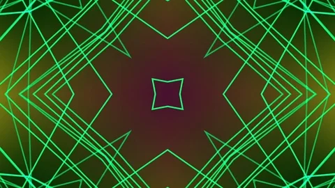 Geometric Abstract Background. Kaleidoscope Stock Footage 74012236