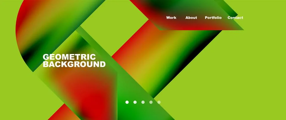 Geometric abstract background, line with fluid colors. Vector Illustration For Stock Illustration