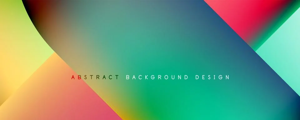 Geometric abstract background, line with fluid colors. Vector Illustration For Stock Illustration