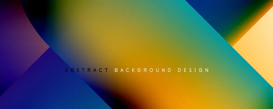 Geometric abstract background, line with fluid colors. Vector Illustration For Stock Illustration