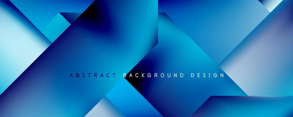 Geometric abstract background, line with fluid colors. Vector Illustration For Stock Illustration