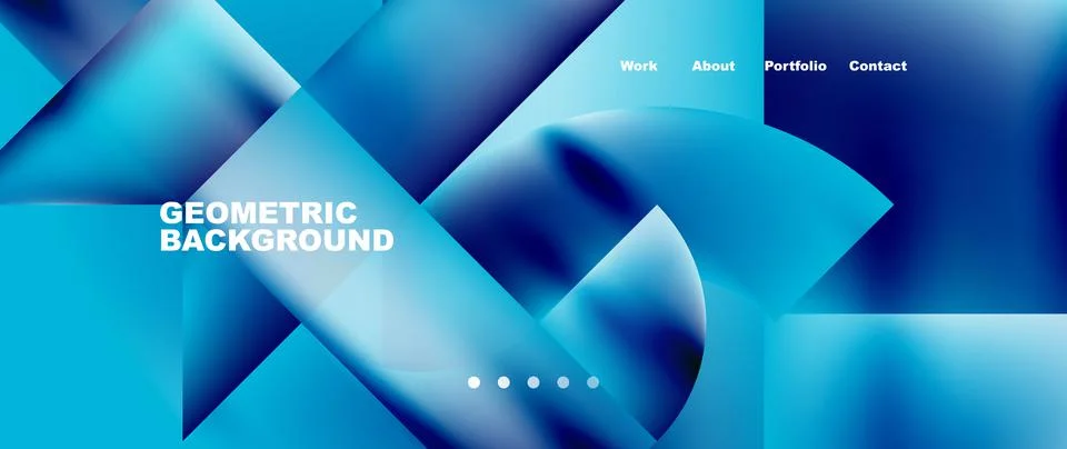 Geometric abstract background, line with fluid colors. Vector Illustration For 스톡 일러스트