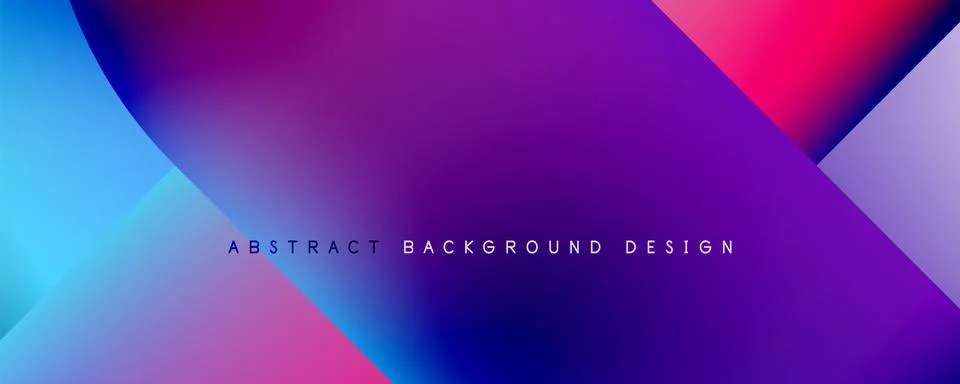 Geometric abstract background, line with fluid colors. Vector Illustration For Stock Illustration