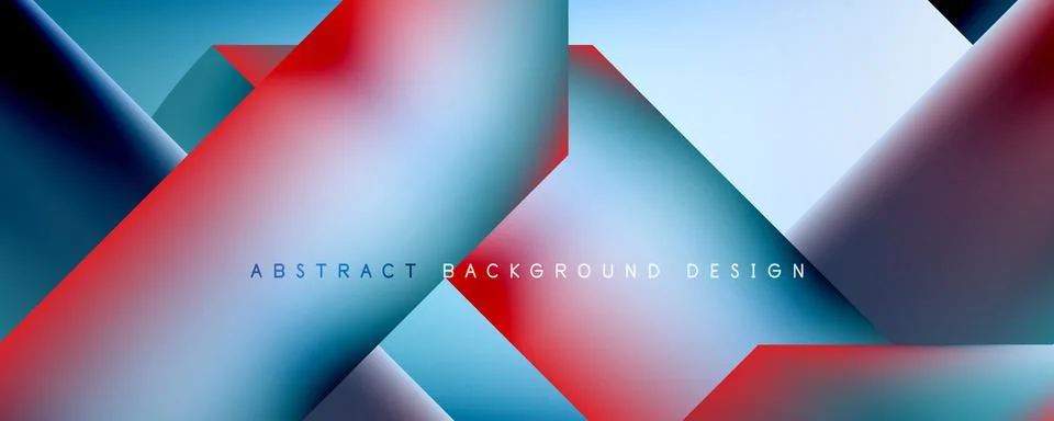 Geometric abstract background, line with fluid colors. Vector Illustration For 스톡 일러스트
