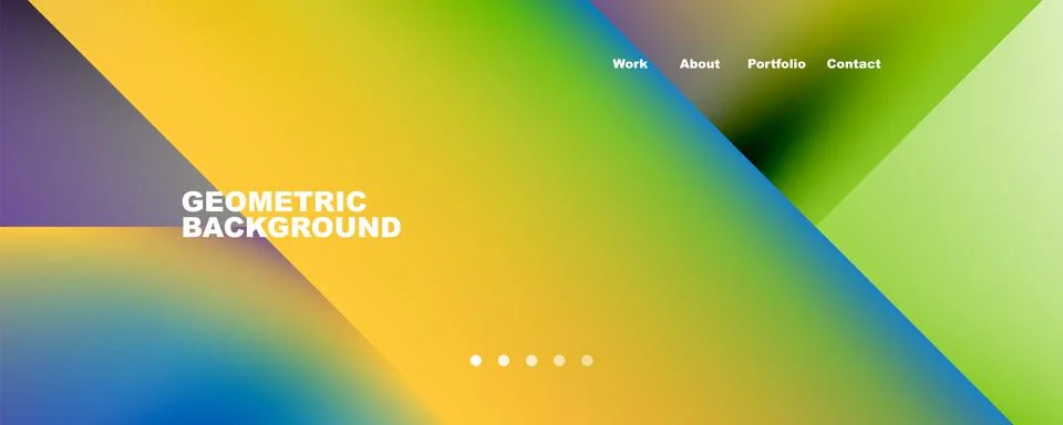 Geometric abstract background, line with fluid colors. Vector Illustration For Stock Illustration