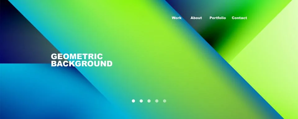 Geometric abstract background, line with fluid colors. Vector Illustration For Stock Illustration