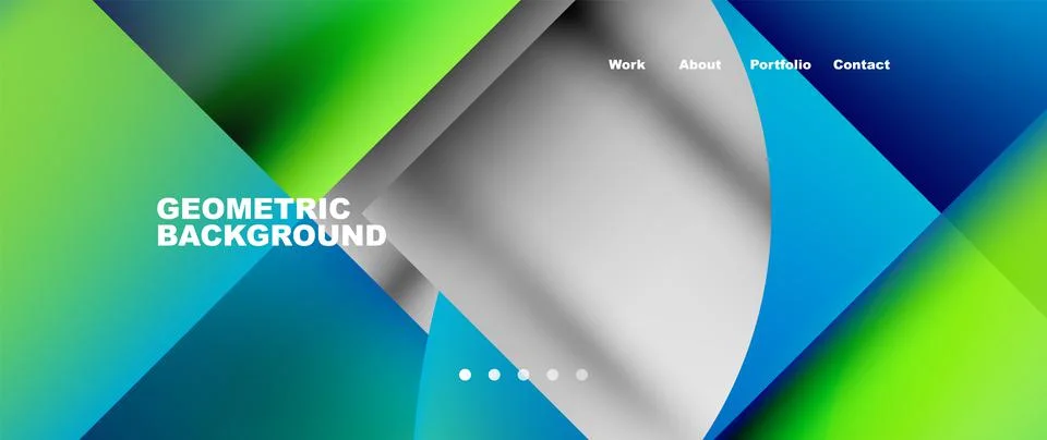 Geometric abstract background, line with fluid colors. Vector Illustration For Stock Illustration